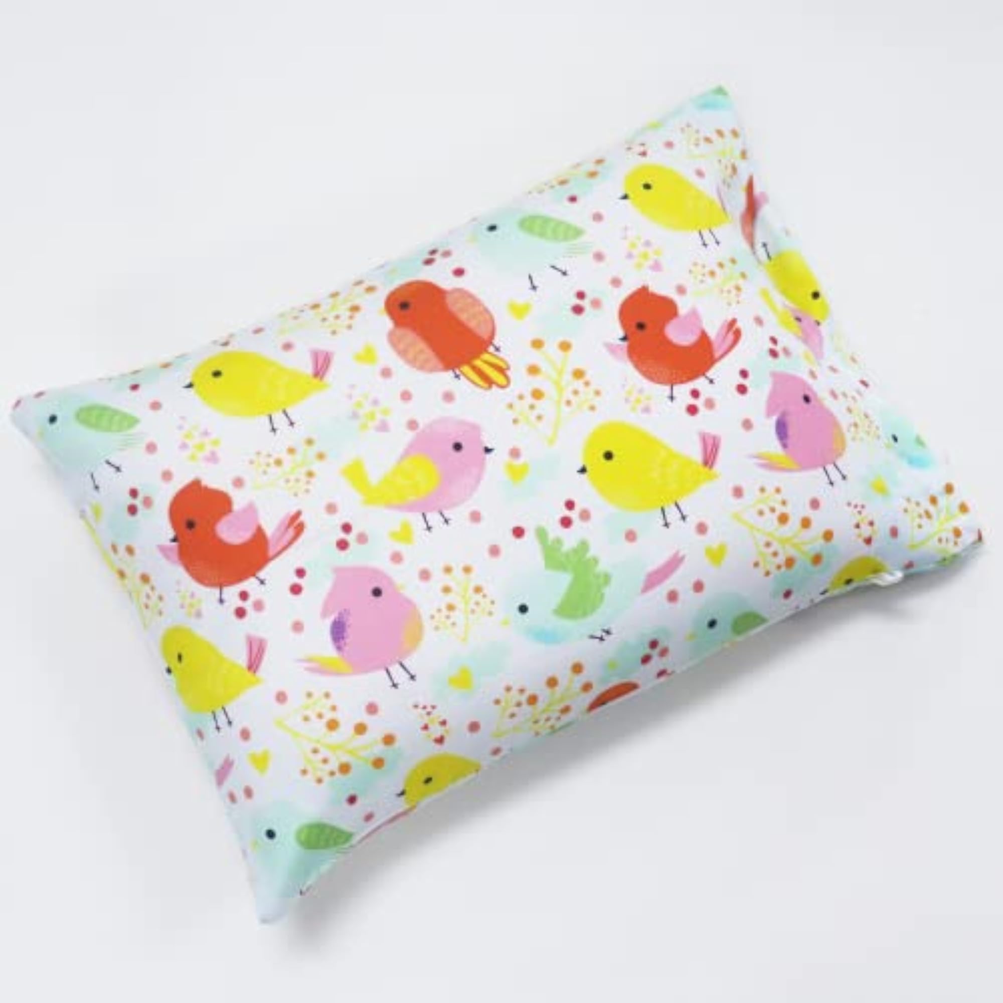Toddler Pillow with 100% Cotton Removable Cover